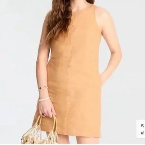 J Crew linen shift dress